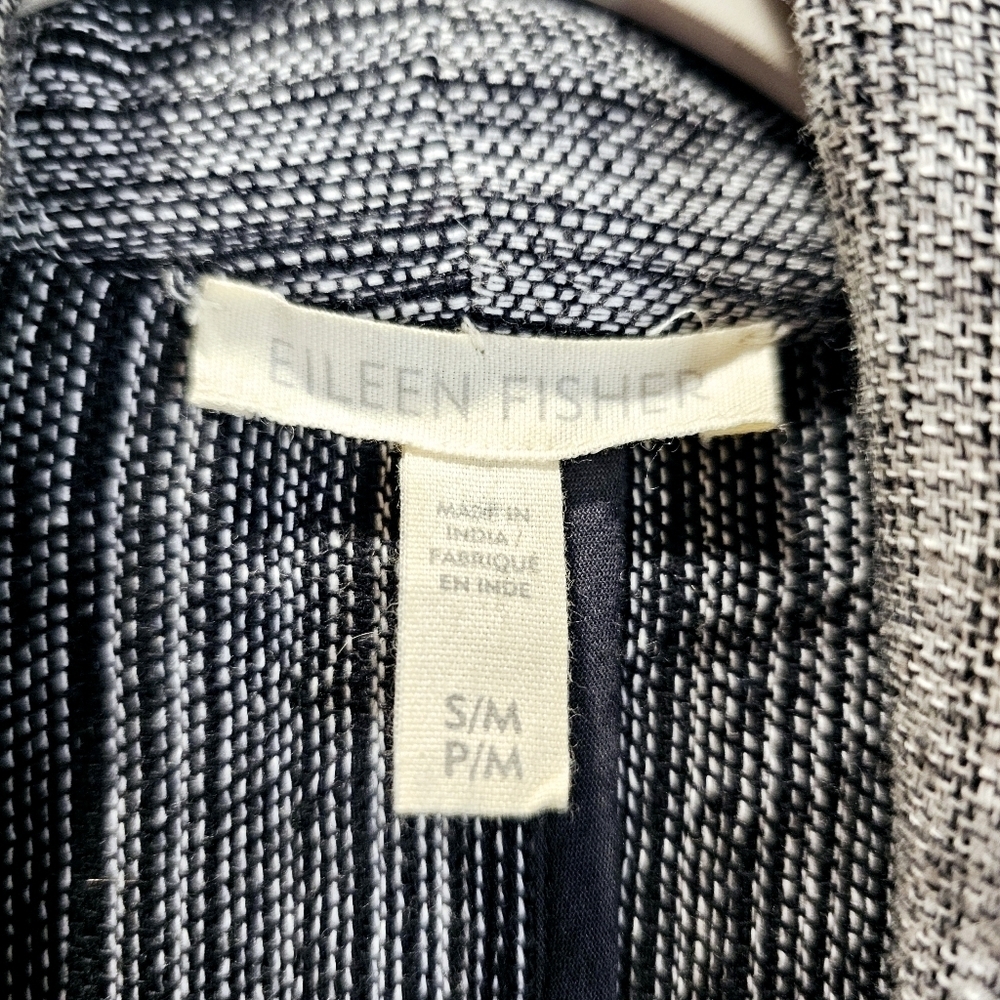 Eileen Fisher Hazy Blocks Organic Cotton Jacket - Picture 5 of 8
